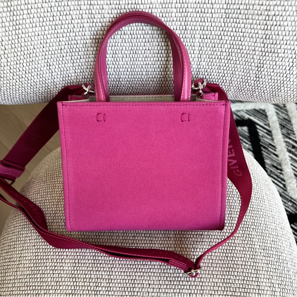 Givenchy G-Tote Mini Canvas Shopping Bag - Picture 10 of 14